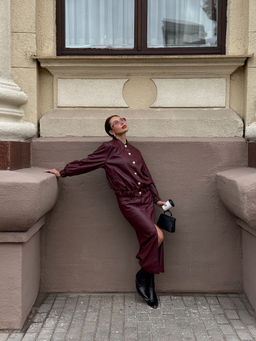 Юбка AURA 5076-176-Р бургунди