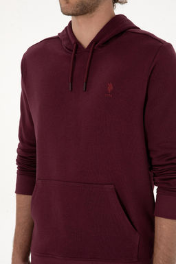 Erkek Bordo Basic Sweatshirt Sepette S_rpriz _ndirim - U.s. polo assn фото 7