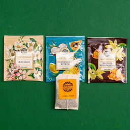 Чай подарочный «Мужской запас. 23 февраля», 3 вкуса, 12 пакетиков x 1.8 г