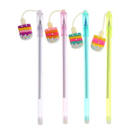 Цена за 48 шт. Ручка - прикол Calligrata «Мороженое», гелевая, МИКС