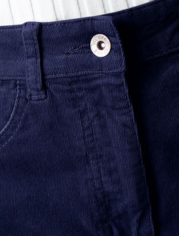 Брюки из эластичного микро-вельвета