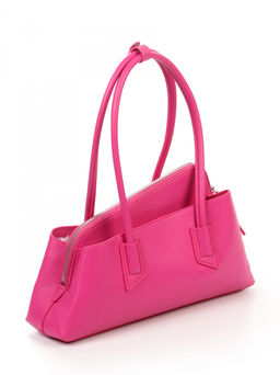 LACCOMA сумка АЛ3003-фуксия натуральная кожа хлопок  фото 4
