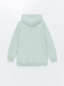 Kap??onlu Snoopy Bask?l? K?z ?ocuk Sweatshirt