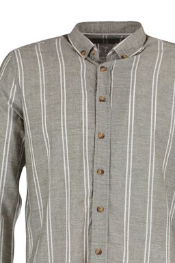 TRENDYOL MAN Beyaz Slim Fit Dugmeli Yaka Ince Cizgili Gomlek TMNSS20GO0092 - Trendyolmilla фото 10