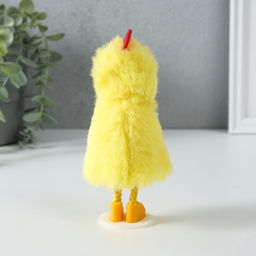 Интерьерная кукла текстильная Девочка в костюме цыплёнка, 6?7?13.5 см