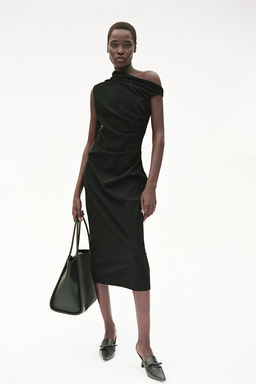 Vestido ajustado con diseno drapeado - H&m фото 2