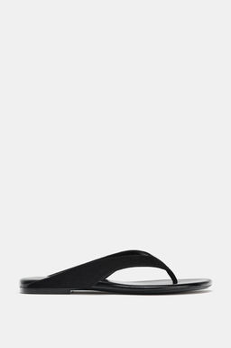 FLAT LEATHER SANDALS - Zara фото 3