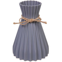 Цена за 2 шт. Ваза из пластика "Селин" 12*17см цвет серый