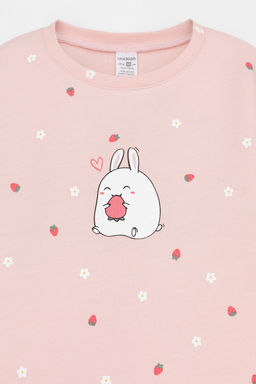 К 1581/тропический персик,клубничный мусс пижама