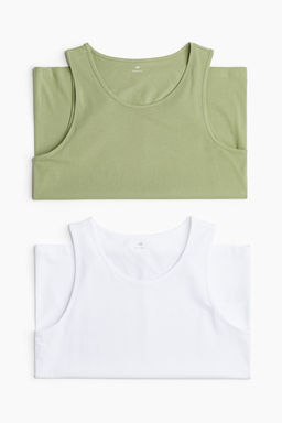 Pack de 2 camisetas sin mangas Regular Fit - H&m фото 2