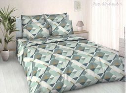 Постельное белье - Бязь Люкс 6014 ромбы Евро (молния) - Luteks фото 2