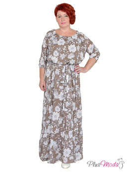 Платье Модель №1276 размеры 44-84 - Plusmoda фото 4