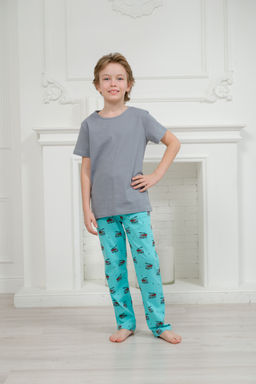 Пижама подростковая из кулирки Фантазия машинки - Амадэль фото 10