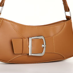 Сумка женская багет на молнии, цвет рыжий - Simaland фото 4