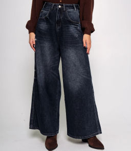 Джинсы #КТ5206 (2), тёмно-синий - Dommod фото 2