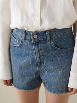 Шорты женские Mom Fit Desenli джинсовые