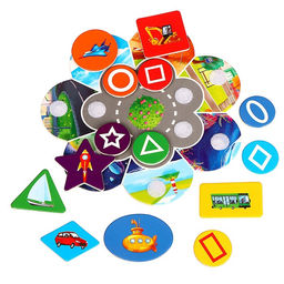 Игрушка на липучках Цвет, форма, транспорт - Лесная мастерская фото 2