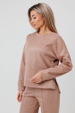 Костюм замшевый брючный 43043