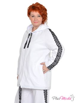 Толстовка Модель №1172 размеры 44-84 - Plusmoda фото 4