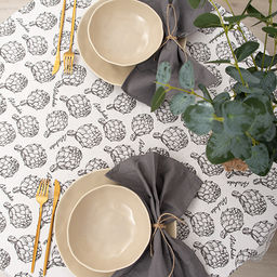 Скатерть 145х220, рогожка, 100 % хлопок, Артишоки ВБ 145х220 - Традиция фото 11