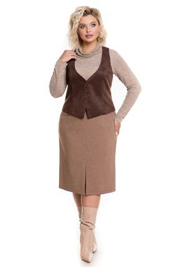 Жилет 1159 коричневый - Novita фото 6