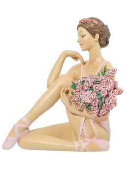 Статуэтка 11*7,5*12,5 см Балерина с цветами в розовом  - Elan gallery фото 20