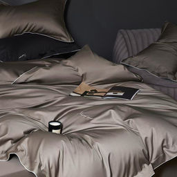 КПБ Mency Winni Mark Cross Бархатный сатин MENWMC004 2 спальный