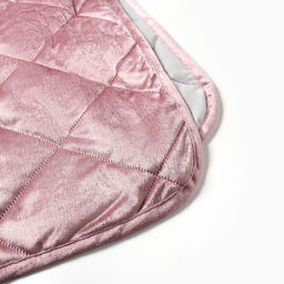 Покрывало Этель 1.5 сп 120×200±5 см, розовый, велюр, 100% п/э