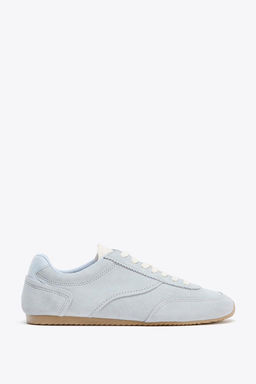 CONTRAST LEATHER TRAINERS - Zara фото 5