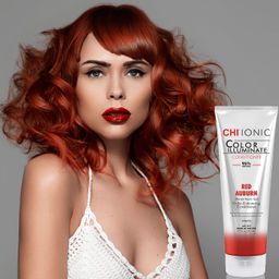 Chi ionic color illuminate кондиционер оттеночный красно рыжий 251 мл