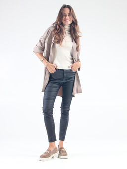 Лоферы туфли 173.1453be.Коричневый капучино замша