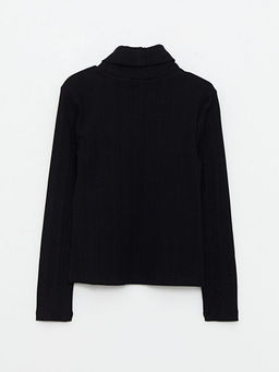 Bal?k?? Yaka Basic Uzun Kollu K?z ?ocuk Ti??rt - Waikiki фото 2