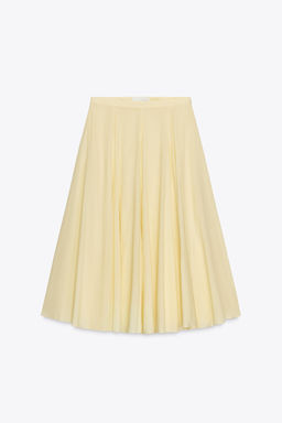 ZW COLLECTION FLARED MIDI SKIRT - Zara фото 6