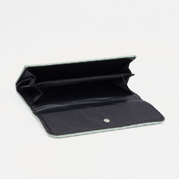 Кошелёк на кнопке, цвет мятный - Simaland фото 3