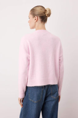 Wardrobe Essentials Lila Alpaka Yunu Kar?s?ml? Genis Kal?p Triko H?rka | TWOAW26HI00089