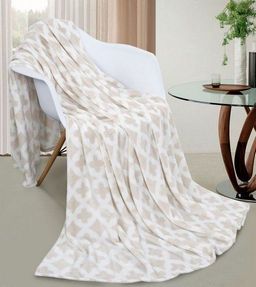 Покрывало-плед Монограмма фланель-микрофибра 200*220 см. - Лен поволжья фото 3