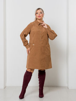 Платье 1374 из эластичного микровельвета - Novita фото 20