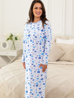 Сорочка женская Нина Голубой - Modamica фото 36