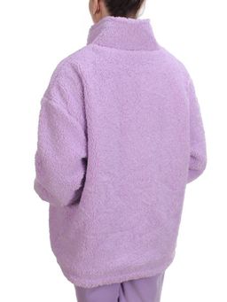 2568 LILAC Кофта плюшевая женская Тедди на синтепоне (50 гр. синтепон) - Fashion фото 5