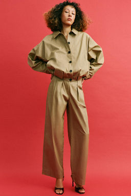 SANDALIA TAC?N EFECTO ACHAROLADO / Marr?n