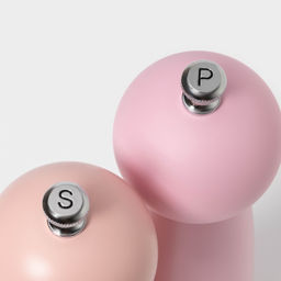 Набор мельниц для специй Доляна Облако, 2 шт., 27 см, розовый  фото 3