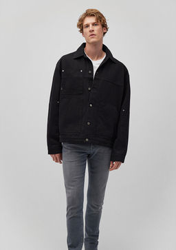 Cep Detayl? Siyah Ceket