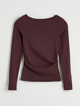 Kay?k Yaka B?zg?l? Kad?n Body