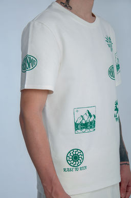 Арт. 63610 Комплект с шортами мужской 48-56 (5 шт) Цвет:верх-молочный, низ-молочный - Идеал фото 3