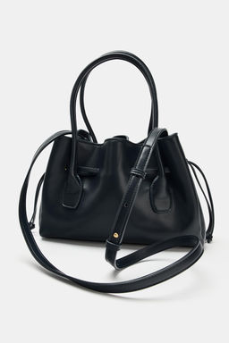 BOLSO CITY FRUNCIDOS / Azul - Zara фото 4