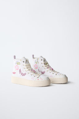 PRINTED HIGH-TOP SNEAKERS - Zara фото 2