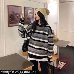 Женский свитер в полоску - Bruno фото 5