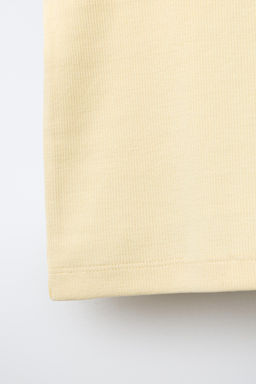 CAMISETA RIB NADADORA / Amarillo - Zara фото 4