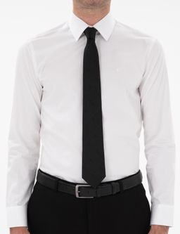 Beyaz Slim Fit Pamuklu Klasik G_mlek - Cacharel фото 6