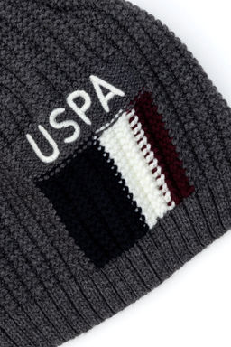Мужской антрацитовый берет - U.s. polo assn фото 6